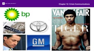 Chapter 12: Crisis Communications
 