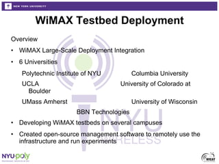 Nyu wireless presentation | PDF
