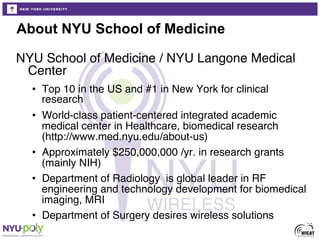 Nyu wireless presentation | PDF