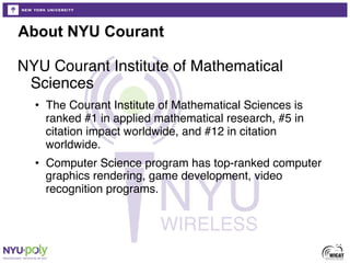 Nyu wireless presentation | PDF