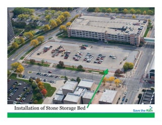 Installation of Stone Storage Bed
 