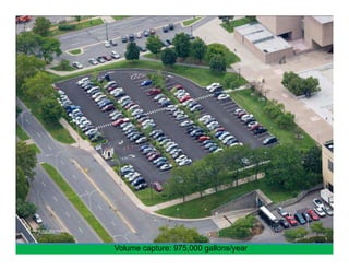 Volume capture: 975,000 gallons/year
 