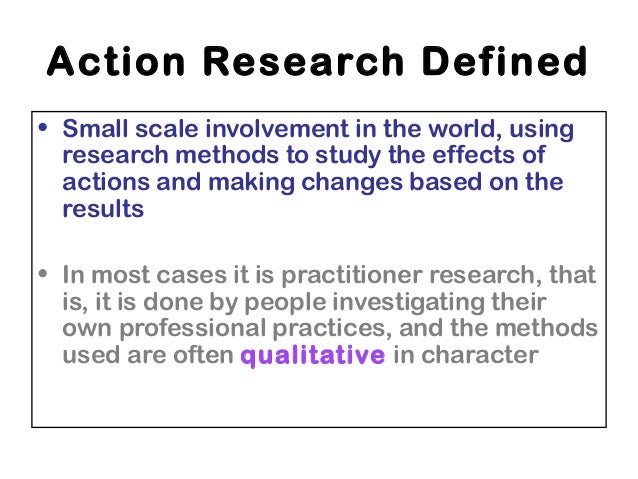 Action research introduction