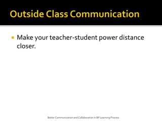 Nz the role of communication in the learning process | PPSX