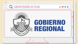 Gobierno Regional del Callao
2
3
4
1
 