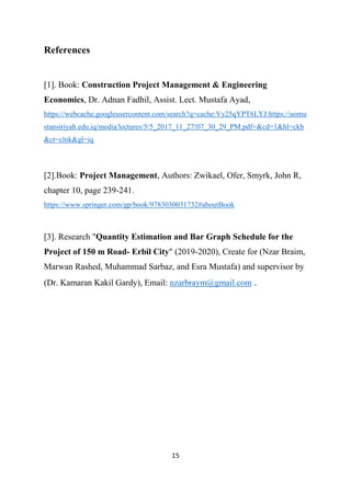 Bar Graph Method in Engineering management | PDF | Civil Engineering ...