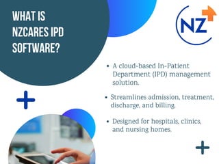 NZCares IPD Software: Smart In-Patient Management System for Hospitals ...
