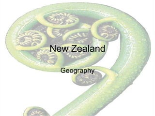 New Zealand Geography 