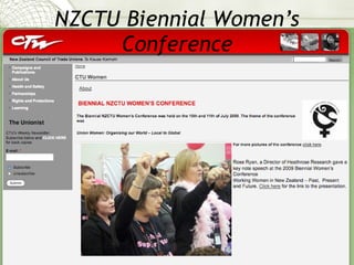 NZCTU Biennial Women’s Conference 