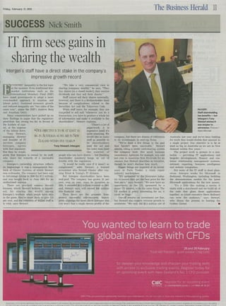 NZ Herald - IT firm sees gains in sharing the wealth  - 17 february 2012