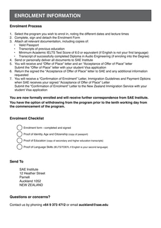 SAE International application form for New Zealand. | PDF