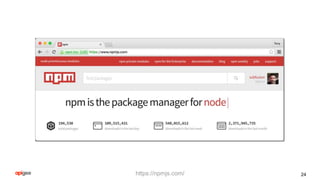24https://npmjs.com/
 