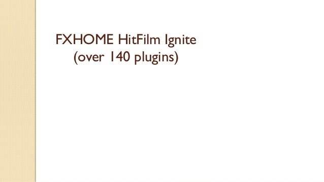 hitfilm plugins hitfilm plugins