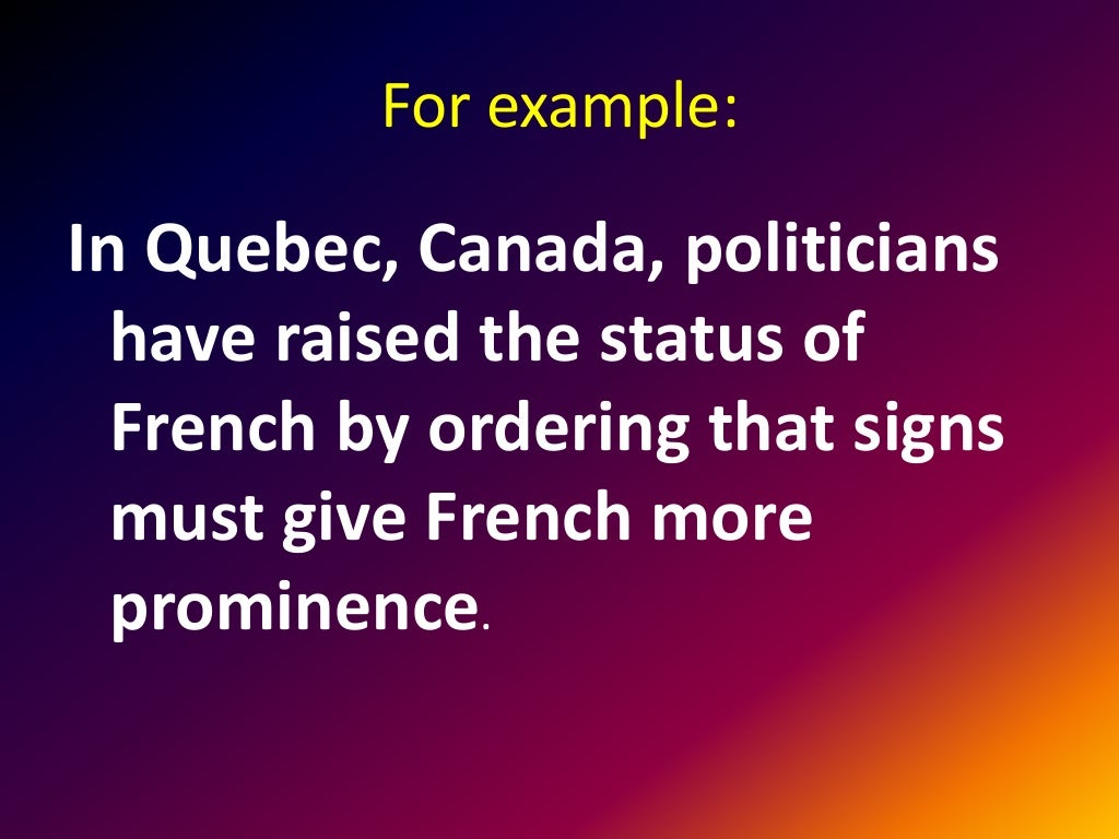 Language Planning And Policy