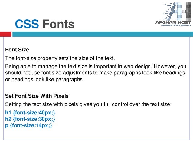 css_day_two w3schools text size css