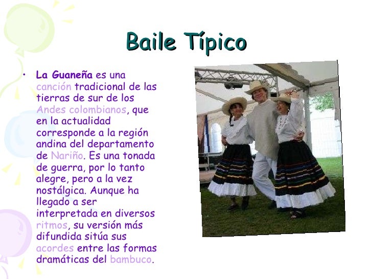 Resultado de imagen para MUSICA Y BAILES TIPICOSDE NARIÃO