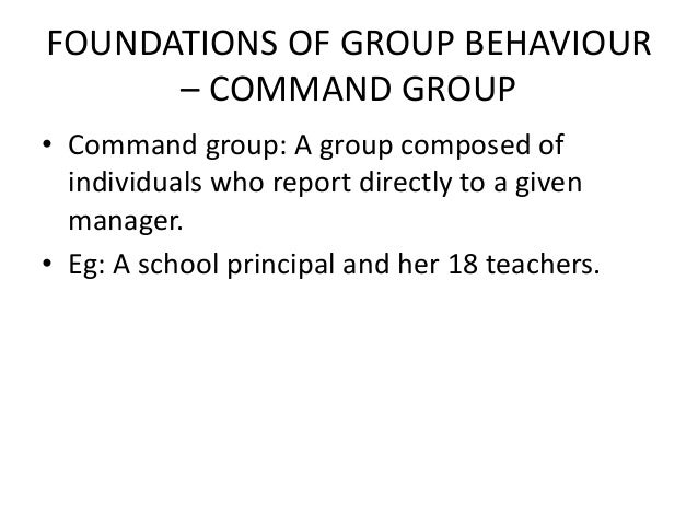 foundations of group behaviour Performance: a number of group properties show a relationship to performance among the more prominent are role perception, norms, status differences, the size of the. foundations of group behaviour Performance: a number of group properties show a relationship to performance among the more prominent are role perception, norms, status differences, the size of the.