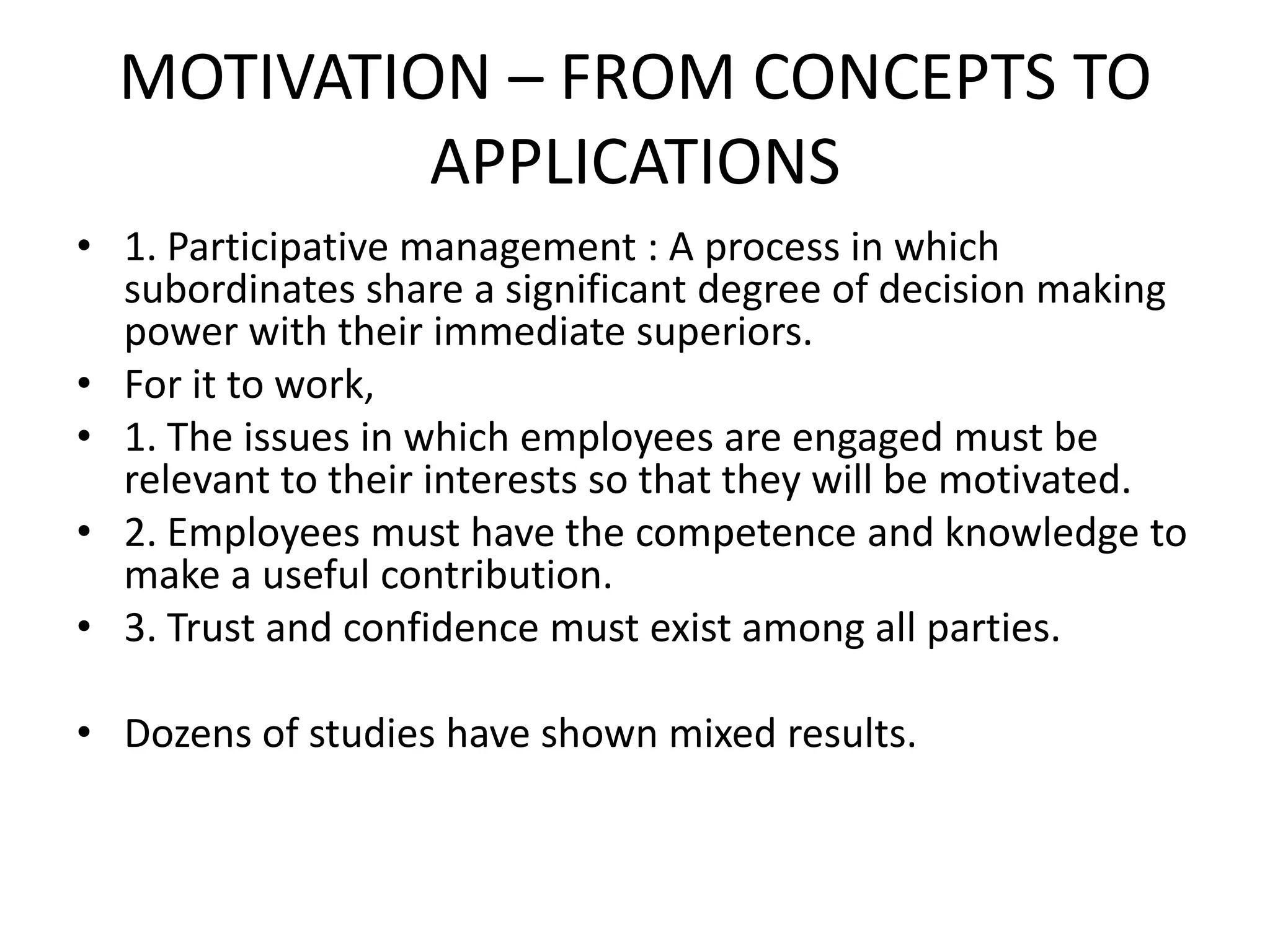 O.b. c 8 motivation - from concepts to applications | PPTX