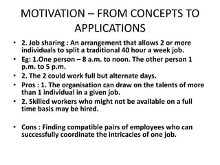 O.b. c 8 motivation - from concepts to applications | PPTX