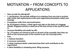 O.b. c 8 motivation - from concepts to applications | PPTX