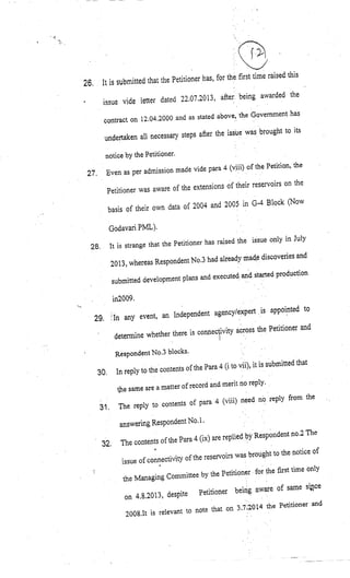 Counter Affidavit by Respondent 1 - Ministry of Petroleum and Natural Gas