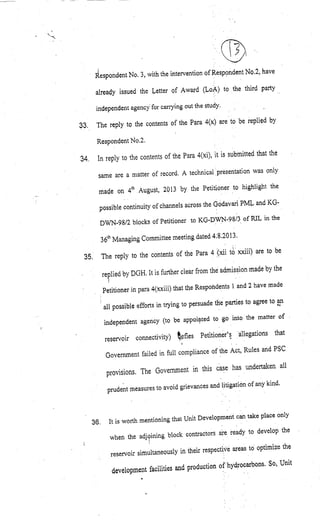 Counter Affidavit by Respondent 1 - Ministry of Petroleum and Natural Gas