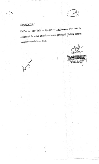 Counter Affidavit by Respondent 1 - Ministry of Petroleum and Natural Gas