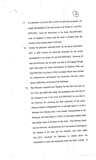 Counter Affidavit by Respondent 1 - Ministry of Petroleum and Natural Gas