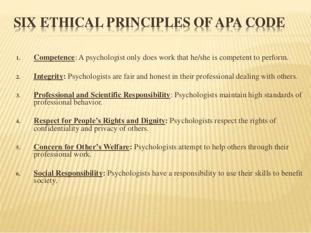 Ethics In Organizational Psychlogy