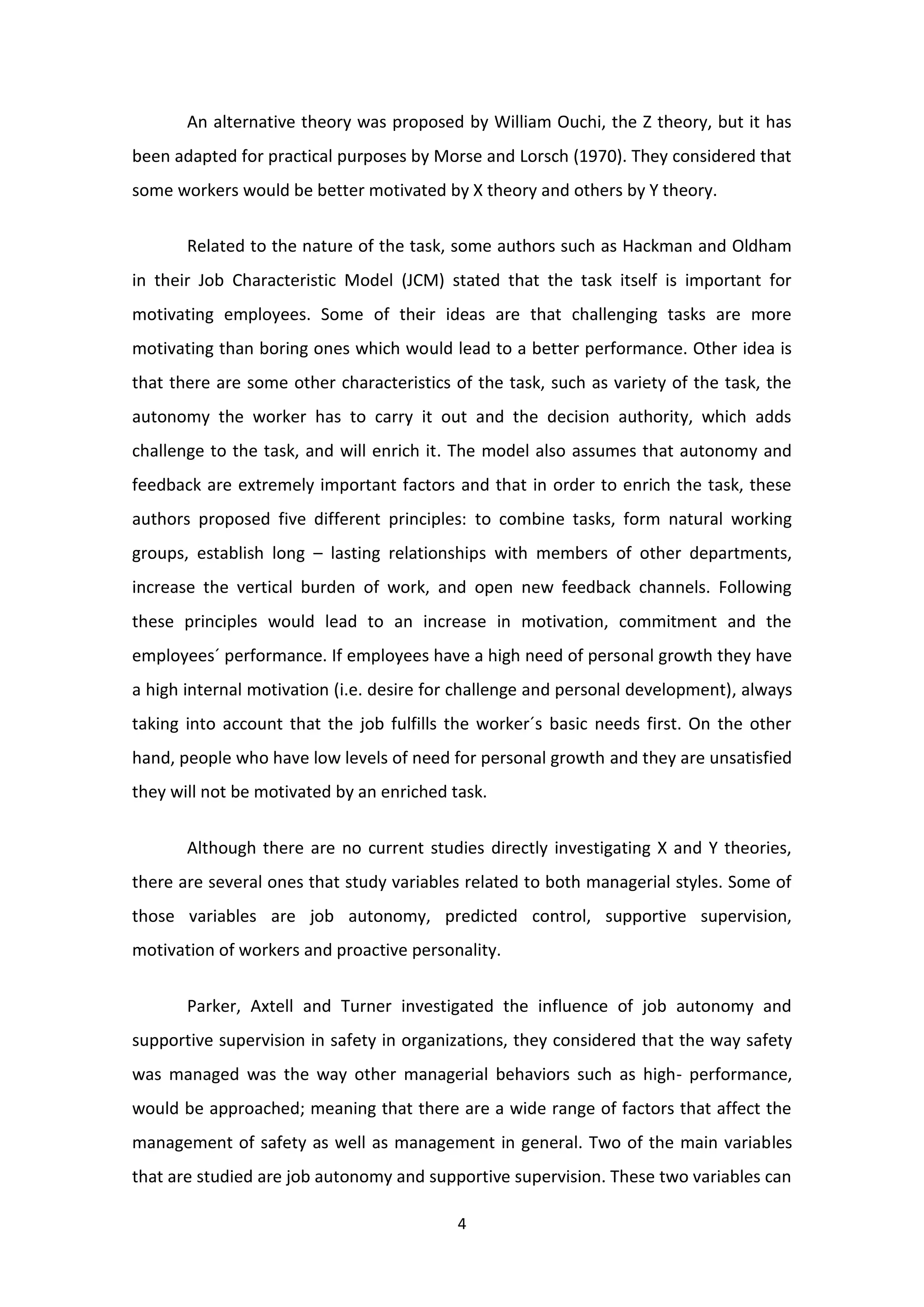 The impact of managerial style on task performance considering nature of task and individual motivational needs