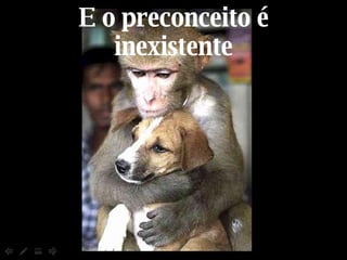 E o preconceito é inexistente 