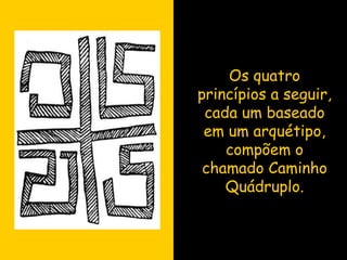 Os quatro princípios a seguir, cada um baseado em um arquétipo, compõem o chamado Caminho Quádruplo. 