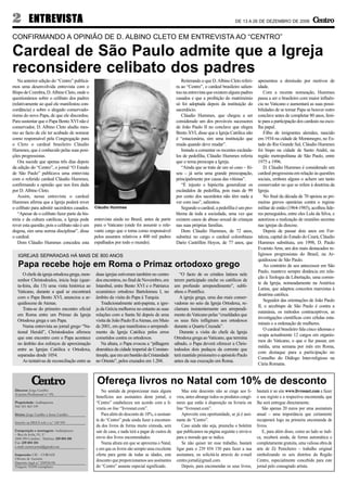 O Centro - n.º 16 – 13.12.2006