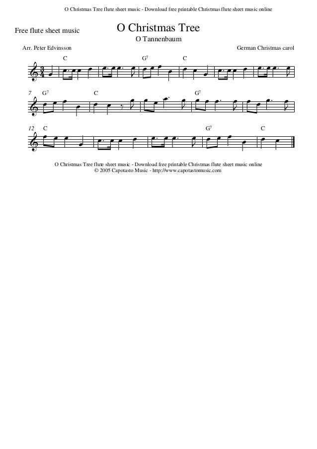 O christmastreeflute