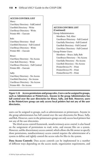 112 ◾ Official (ISC)2 Guide to the CISSP CBK


    ◾ Single Sign-On with added distributed access controls using symmetric and
      asymmetric cryptographic techniques for protecting interchanged data
    ◾ Role-based access control
    ◾ The use of a privileged attribute certificate (PAC), similar in functionality to a
      Kerberos ticket
    ◾ The use of the Kerberos V5 protocol to access SESAME components
    ◾ The use of public key cryptography for the distribution of secret keys

Perimeter-Based Web Portal Access: If an organization has a directory such as
LDAP in place, it is possible to quickly leverage the directory data to manage user
identity, authentication, and authorization data on multiple Web-based applications
using a Web portal tied to a web access management (WAM) solution. These solu-
tions replace the sign-on process in affiliated Web applications, typically by using
a plug-in service on the Web server hosting the portal to the member applications.
When users authenticate for the first time into the Web portal environment, the
portal (more specifically, the WAM) maintains that user’s authentication state as
the user navigates between applications. Moreover, these systems normally also
allow for the definition of user groups and the ability to manage access privileges
by group on the managed systems.
    These systems provide effective user management and single sign-on in Web
environments. They do not, in general, support comprehensive management of the
entire access control environment or legacy systems. Nevertheless, WAM has offered
a meaningful solution for Web environments to help organizations manage multiple
Internet users accessing a collection of Web-based applications. For this reason, WAM
tools have been rapidly adopted by organizations seeking more efficient methods for
managing a large number of users for a select group of applications.

Federated Identity Management: Single sign-on services are a great productiv-
ity boon to both users and organizations. When implemented properly they can
also improve the application security of the organization implementing the service.
However, most SSO implementations typically involve the management of users
across multiple applications within a single enterprise, where the users are all part
of the same organization and their identity and access privileges can be verified
and managed by a single security infrastructure. A single organization manages the
identity and authenticity information for each of its users and takes responsibility
for the security and integrity of that process.
    However, it is becoming more common that multiple organizations have the
need to share the same applications and users between them. For example, an auto-
mobile manufacturer and a parts supplier may need to share each other’s systems
and information. Users from the manufacturer will need access to the supplier to
check inventory levels, place orders, and check on order status. Users from the sup-
plier will need to access the manufacturer’s systems to check on part requirements,
update order status information, and manage contract provisions. To provide this



© 2010 by Taylor and Francis Group, LLC
 