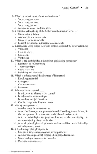 Access Control      ◾   149


Backdoors and Trapdoors: During the development of an application, the creator
or programmer has the ability to include special access capabilities hidden within
the application. Referred to as backdoors or trap doors, applications may have hard-
coded instructions that allow complete and unfettered access to those who know
the existence of the backdoor. Often these are allegedly installed for support pur-
poses, enabling the programmer to access the system by bypassing the front-end
security controls in cases where the system fails, locking everyone out.
    The most common method of backdoor access is the use of hidden accounts
built within the application. These accounts can be used to gain authorized access
without the knowledge of the system owner. Sometimes this occurs because the
developer is attempting to support broad system functions and may not realize that
the account can be used to gain access. For example, in 2003 Oracle released a new
version of its software that had at least five privileged accounts created upon instal-
lation without the administrator’s knowledge.
    There are other cases where system integrators will create special rules or cre-
dentials that allow them to gain complete access to systems they have installed
to support their customers. Unfortunately, these practices typically mean that the
same methods, including the username and password combinations, are used for
each customer. If the information was to be exposed or an employee was to leave
with the information, every customer that has the backdoor implemented would
be exposed to a plethora of threats. However, backdoors are seen primarily in inde-
pendently developed applications and not in software or systems from established
vendors. The threat to access controls from backdoors and trap doors is based on
the existence of unknown credentials or configurations that will allow someone to
circumvent established controls and gain full access to a system.
Logic Bombs: Attacks are typically thought of as real-time events, in that an
attacker launches an attack and the results can be immediately seen or, at least, the
effects take hold as soon as the attack is launched. There are some attacks, however,
where the results of the attacks can be delayed for days, weeks, or even years. These
attacks are called logic bombs because they rely on a logical progression of events
before they unleash their aggression. Logic bombs are typically implemented as
hidden code paths in application or system software. Typical attacks include con-
tinuously checking to see if a certain employee is removed from the HR database
(thus indicating he has been fired) and, if that event occurs, wiping out the source
code directories to the company’s main product. Another example is to program
a system such that if it does not receive a specific signal or code from an employee
(one, perhaps, who is about to ask for a raise or promotion), stop all processing on
the system and shut down the machine.
    Logic bombs can be very difficult to find, particularly if they have been placed
there by someone with intimate knowledge of the system or its source code. The
best way to defend against logic bombs is to include a thorough code review on all
software deployed throughout the enterprise. In true separation-of-duties fashion,



© 2010 by Taylor and Francis Group, LLC
 