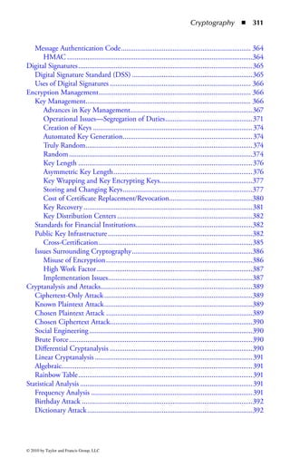 Business Continuity and Disaster Recovery Planning ◾ 305


    ◾ Secure appointment, training, and backup of all contingency planning and
      response teams.
    ◾ Assist in the design and maintenance of alternate sites.
    ◾ Maintain currency of all contingency planning documentation including all
      deliverables listed in Figure 3.18.

                                          Program Requirements
  Current BCP Deliverable                            Description/Specifics             Due Date
    1. Management                         ◾ Appoint BCP                                On going
       engagement                         ◾ Established Goal for BCP
                                          ◾ Present to president
    2. BCP engagement                     ◾ Attend monthly BCP meetings                On going
                                          ◾ Participates in training conferences
                                          ◾ Actively work BCP deliverables list
    3. Pagers/cell phones                 ◾ Maintains event management listings        On going
       for key employees
    4. Published ENL                      ◾ Publish and distribute emergency notifi- Quarterly
                                            cation listings to key personnel
    5. Conference bridge                  ◾ Establish and distribute emergency Annual
       procedures                           conference call number and call in
                                            procedure to key personnel
    6. Identify business                  ◾ ID all functions the group performs     Twice per
       functions and time                 ◾ ID on core or mission critical function year
       sensitivity                          although the rating may be below A.
    7. Alternate site                     ◾ Document systems and personnel needed Twice per
       requirements defined                 to perform functions                  year
    8. Perform technology                 ◾ Inventory and assess hardware and soft- Annually
       review                               ware used by business function
                                          ◾ Participate in validating technology
                                            recovery
    9. Interdependencies                  ◾ ID any internal or external dependencies   Annually
       defined
  10. Published plan                      ◾ Signed off by senior leadership            Annually
  11. Call notification                   ◾ Report results                             Twice per
      exercise                                                                         year
  12. Walkthrough/                        ◾ Report results                             Once per
      Tabletop exercise                                                                year
  13. Alternate site                      ◾ Report results                             Twice per
      exercise                                                                         year


Figure 3.18 List of contingency planning documentation.




© 2010 by Taylor and Francis Group, LLC
 
