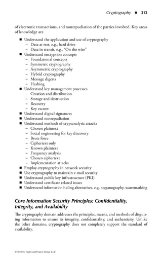 Business Continuity and Disaster Recovery Planning ◾ 307


       c. Continuity planning is required only where there is complexity in voice
          and data communications.
       d. Continuity planning is a significant management issue and should include
          the primary functions specified by management.
    4. Business impact analysis is performed to identify:
       a. The impacts of a threat to the business operations.
       b. The exposures to loss to the organization.
       c. The impacts of a risk on the company.
       d. The way to eliminate threats.
    5. During the risk analysis phase of the planning, which of the following actions
       could manage threats or mitigate the effects of an event?
       a. Modifying the exercise scenario.
       b. Developing recovery procedures.
       c. Increasing reliance on key individuals
       d. Implementing procedural controls.
    6. The reason to implement additional controls or safeguards is to:
       a. deter or remove the risk.
       b. remove the risk and eliminate the threat.
       c. reduce the impact of the threat.
       d. identify the risk and the threat.
    7. Which of the following statements most accurately describes business impact
       analysis?
       a. Risk analysis and business impact analysis are two different terms describ-
          ing the same project effort.
       b. A business impact analysis calculates the probability of disruptions to the
          organization.
       c. A business impact analysis is critical to development of a business continu-
          ity plan.
       d. A business impact analysis establishes the effect of disruptions on the
          organization.
    8. The term disaster recovery commonly refers to:
       a. The recovery of the business operations
       b. The recovery of the technology environment
       c. The recovery of the manufacturing environment
       d. The recovery of the business and technology environments
    9. Which of the following terms best describes the effort to determine the con-
       sequences of disruptions that could result from a disaster?
       a. Business impact analysis.
       b. Risk analysis.
       c. Risk assessment.
       d. Project problem definition




© 2010 by Taylor and Francis Group, LLC
 