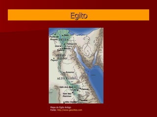 Egito Mapa do Egito Antigo Fonte:  http://www.geocities.com 