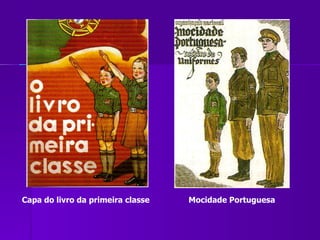 Capa do livro da primeira classe Mocidade Portuguesa 