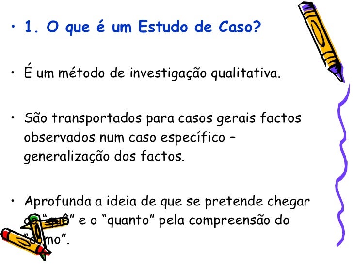 Monografia de estudo de caso