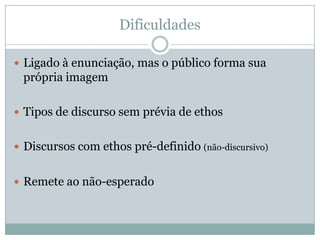 Características do ethos retórico