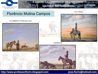 Florêncio Molina Campos YO TAMBIÉN FUÍ COMO ESE LOCO  HUAMPELEN  P'AL POBLAO  