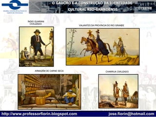 CHARRUA CIVILIZADO VIAJANTES DA PROVÍNCIA DO RIO GRANDE ARMAZÉM DE CARNE SECA ÍNDIO GUARANI CIVILIZADO   