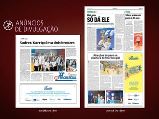 2col (9,6 cm) x 28cm5col (23,5cm) x 8cm
 