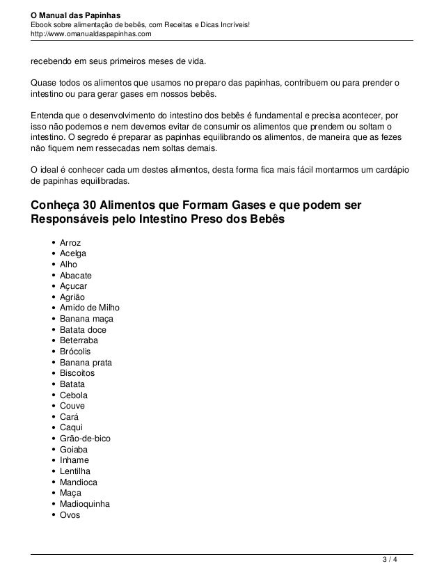 alimentos para prender intestino solto