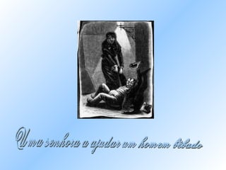 Uma senhora a ajudar um homem bêbado 