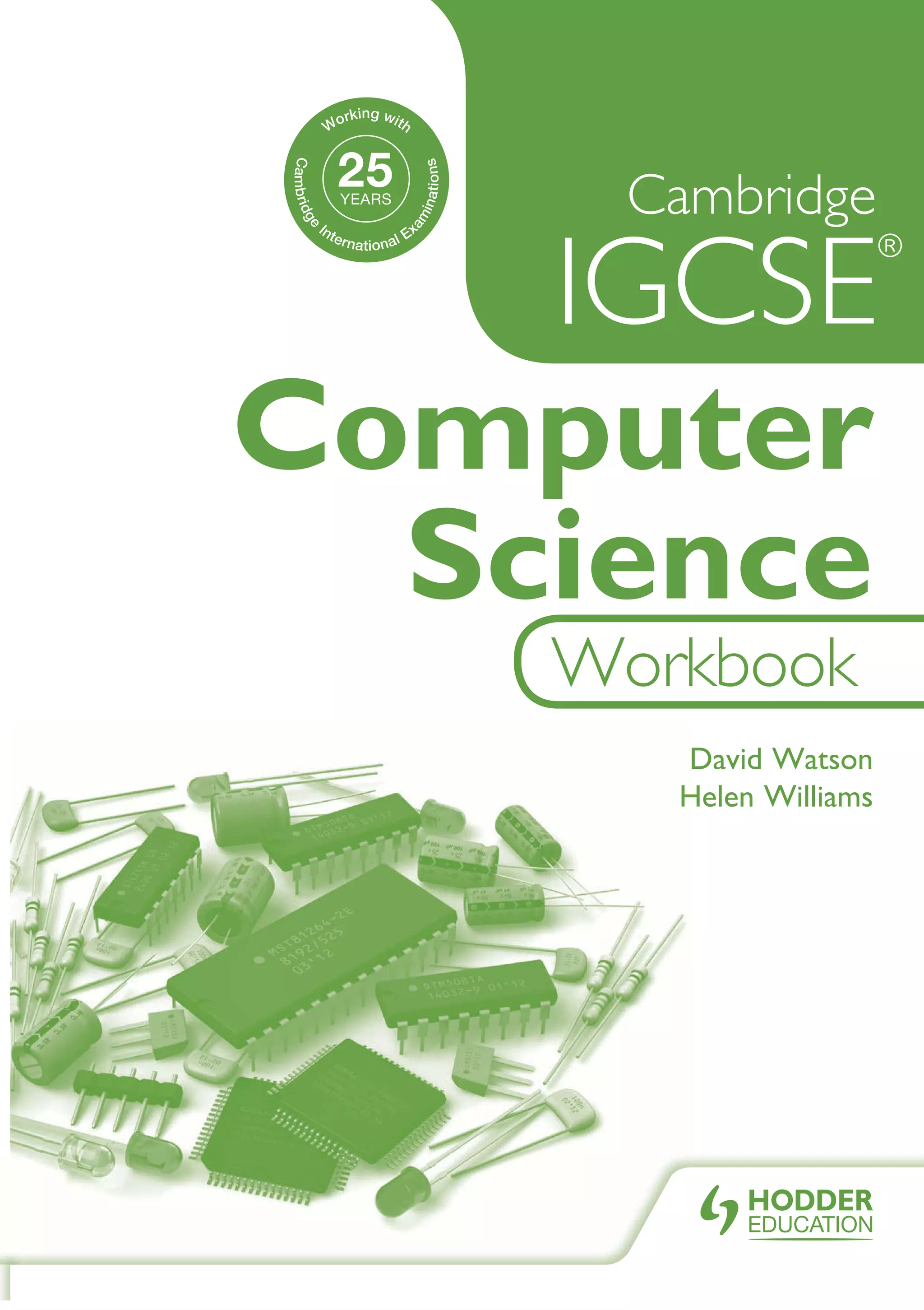 CAMBRIDGE IGCSE COMPUTER SCIENCE WORKBOOK | PDF