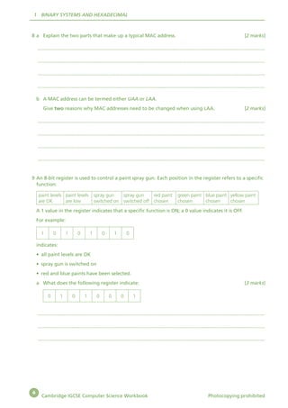 CAMBRIDGE IGCSE COMPUTER SCIENCE WORKBOOK | PDF