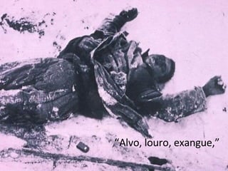 “ Alvo, louro, exangue,” 
